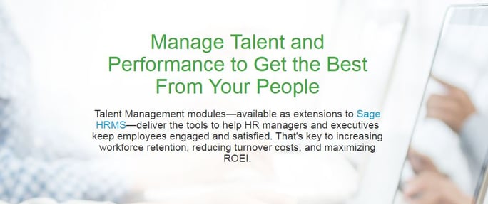 Sage 100 Cloud ERP - Human Resource Management Soltuion - Training Management