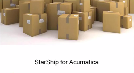 Starship Shipping Software for Acumatica Cloud ERP