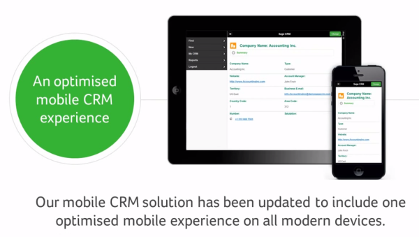 Sage Customer Relationship Management 7.3 Mobile Update