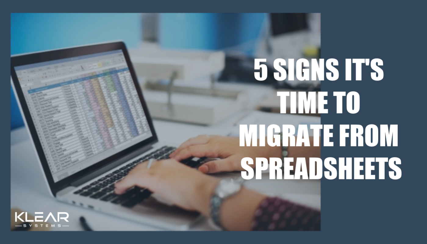 Signs it's time to migrate from spreadsheets