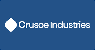 crusoe industries(blue background)