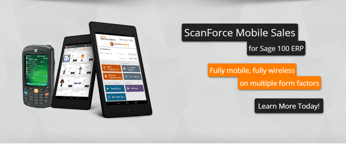 Scanforce Mobile Sales for Sage 100 Cloud ERP