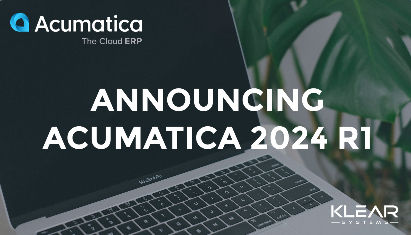 Acumatica 2024 R1 Release! Featured Image